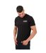 Mens Kasba Logo Crew Neck T-shirt Black Napapijri-1