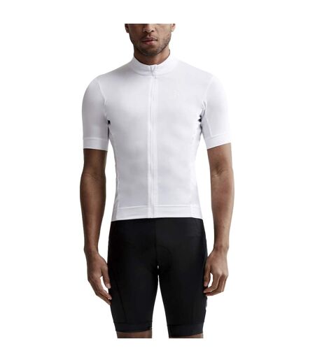 Craft Mens Essence Cycling Jersey (White) - UTUB927