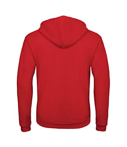B&C - Sweat à capuche et fermeture zippée - Adulte unisexe (Rouge) - UTBC3649