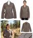 Veste Saharienne Rando Femme Ogalo Castor MarronSE9042-3