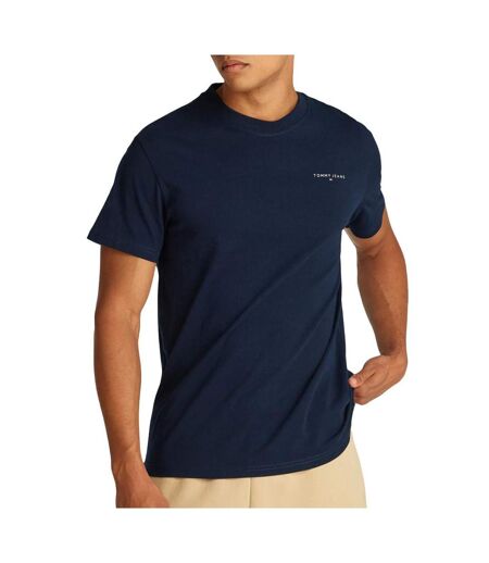 T-shirt marine homme tommy hilfiger linear 88 - 3xl