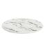 Dessous de plat en porcelaine effet marbre 18 cm (Lot de 6)