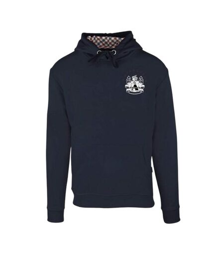 Sweat À Capuche Motif/style Emblème Homme Bleu Marine Aquascutum
