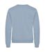Unisex Adult Miami Round Neck Sweatshirt Soft Blue Clique-2