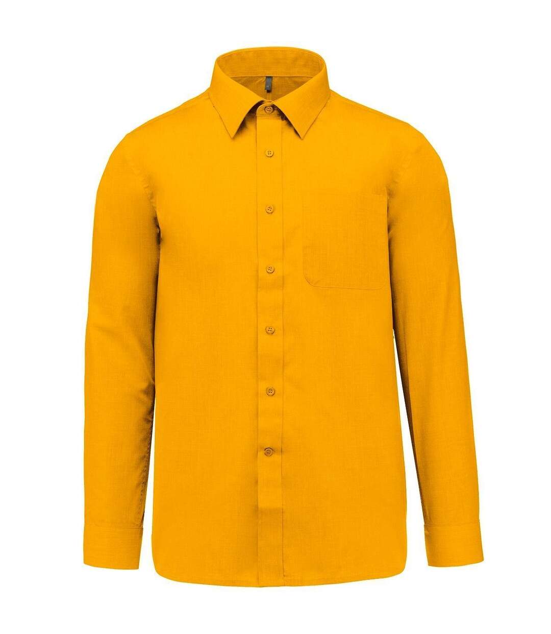 Chemise popeline manches longues - Homme - K545 - jaune