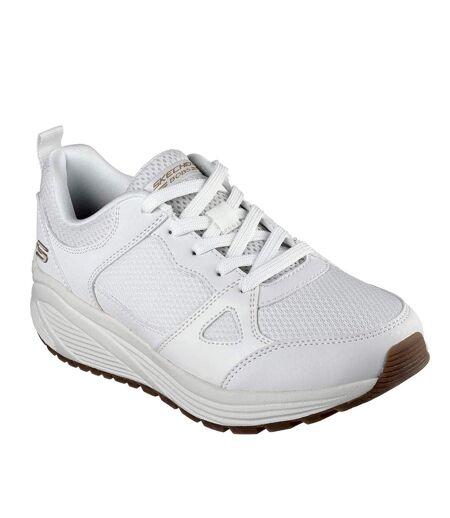 Womens/ladies bobs sparrow 2.0 retro trainers off white Skechers