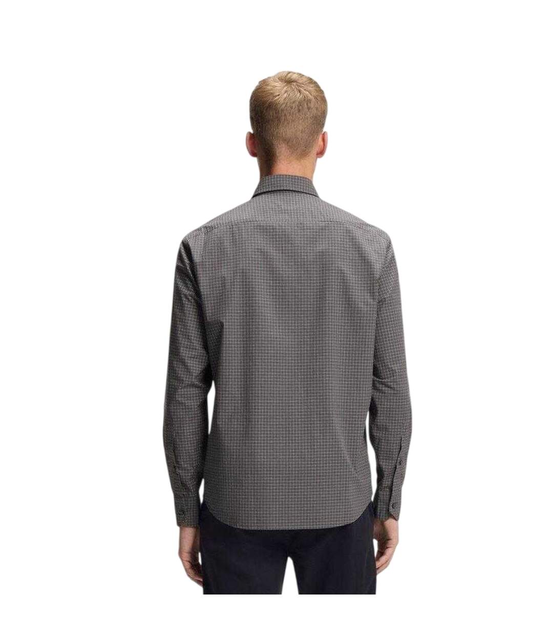 Mens Ricoplus Shirt Black Boss-3