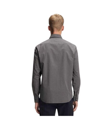 Mens Ricoplus Shirt Black Boss