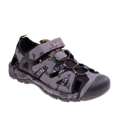 Sandales Lomero Homme Gris Noir Orange Elbrus