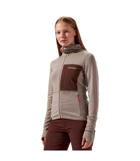 Unisex Adult Ridge Hiker Hooded Jacket Taupe Berghaus