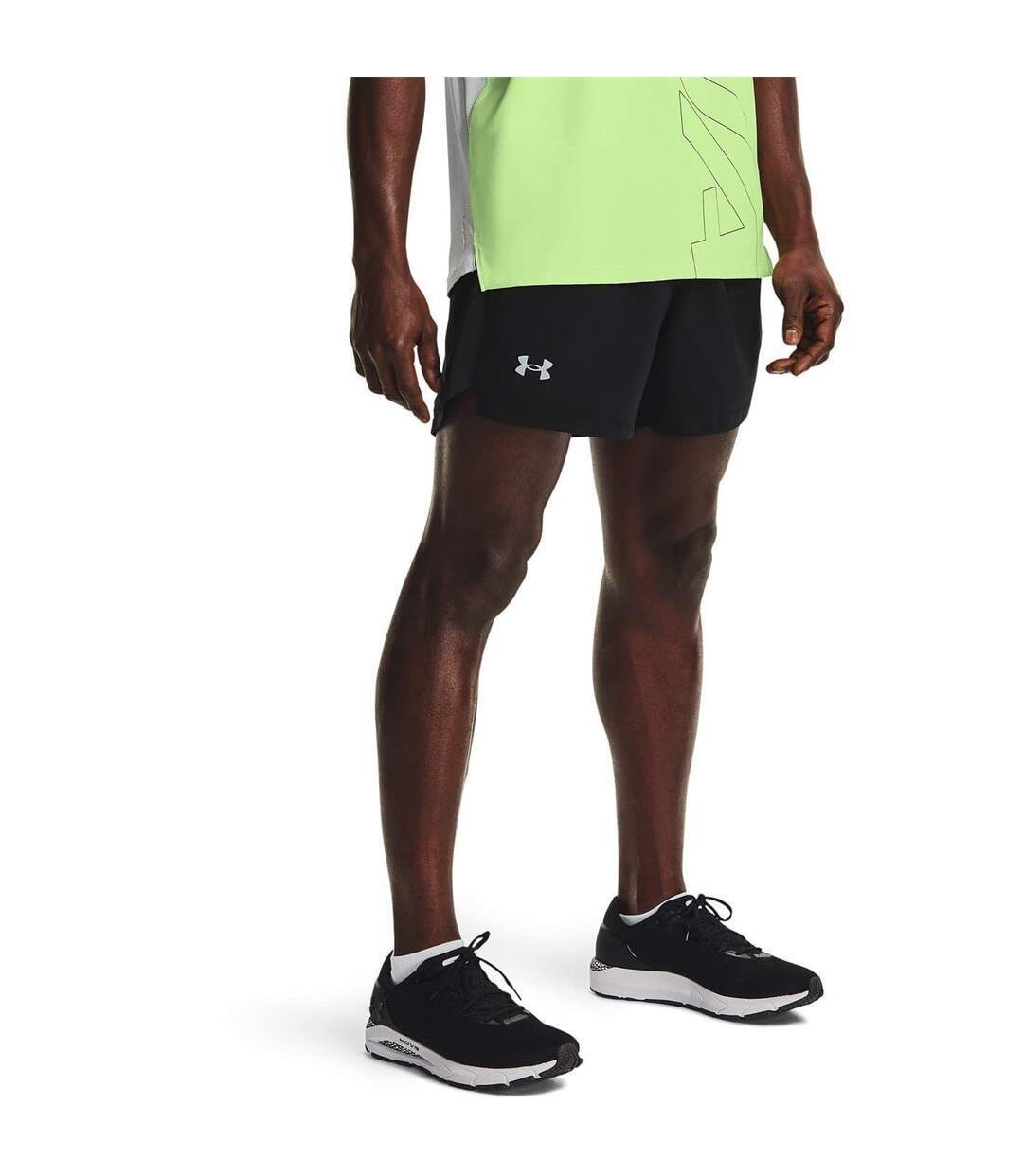 Mens Launch Shorts Black Reflective Under Armour-2
