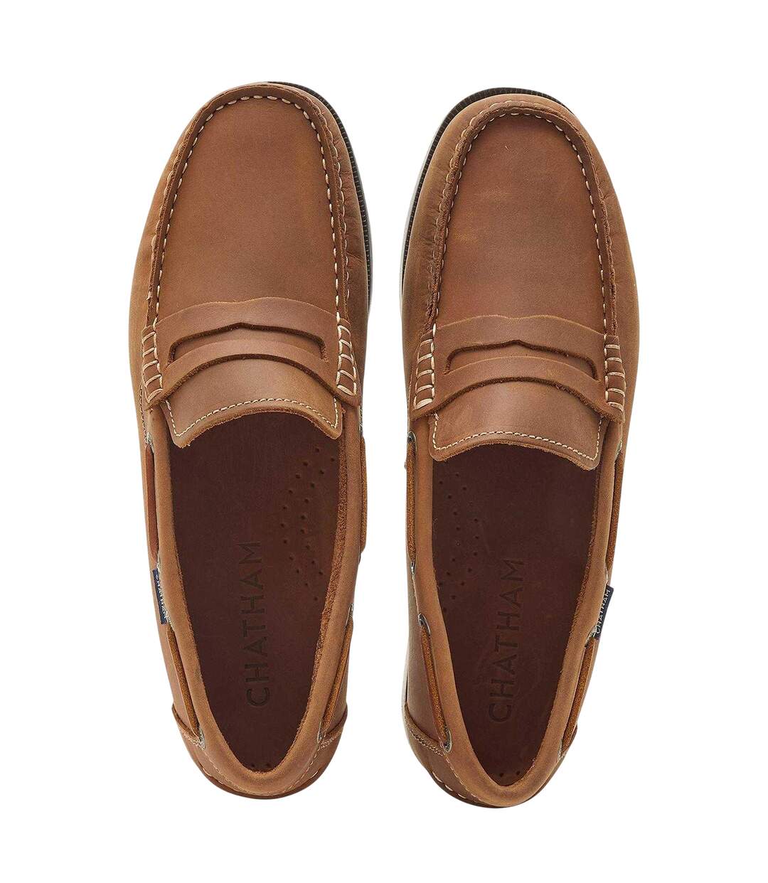 Mocassins Homme Marron Clair Chatham-3