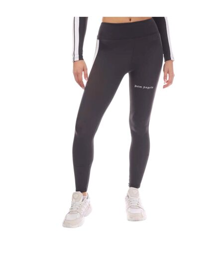 Legging femme gris / blanc Palm Angels