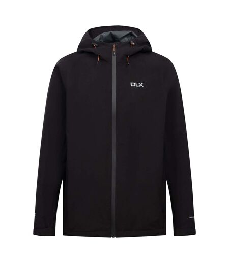 Veste Imperméable Unie À Capuche Ajustable Langais Homme Noir Trespass