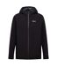 Veste Imperméable Unie À Capuche Ajustable Langais Homme Noir Trespass-2