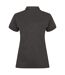 Henbury Womens/Ladies Coolplus® Fitted Polo Shirt (Heather Charcoal)