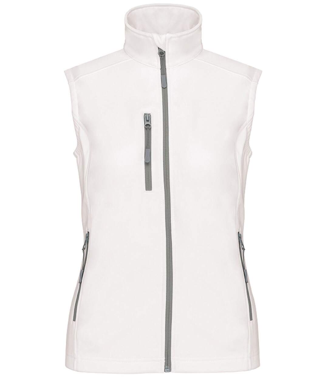 Bodywarmer softshell - gilet sans manches - K404 - blanc - Femme-2