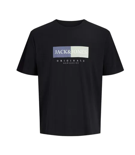 T-Shirt noir homme jack & jones frederiksberg