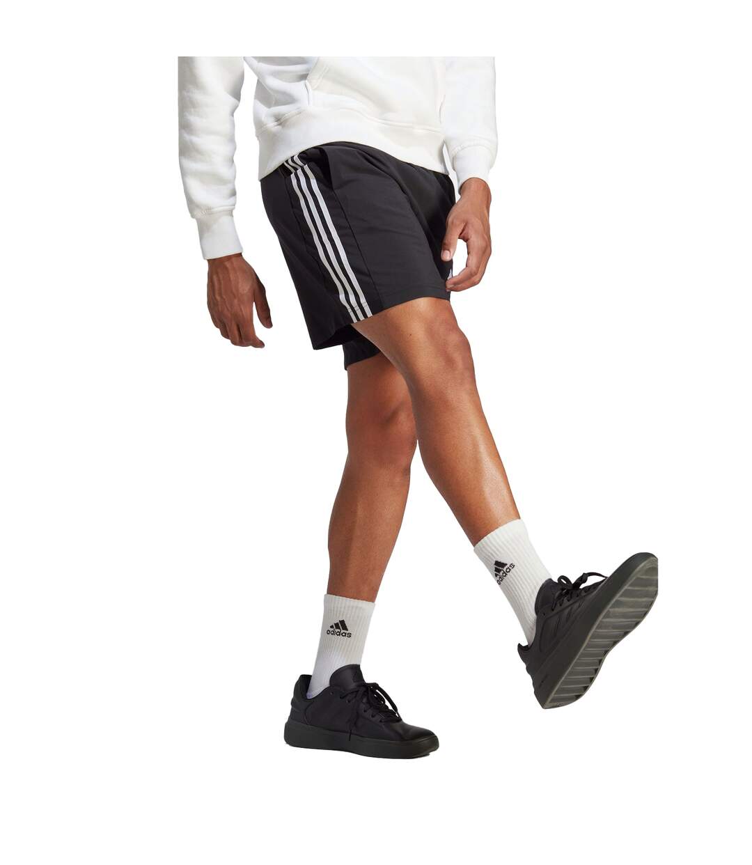 Short Style 3 Rayures Essentials Chelsea Homme Noir Adidas-4