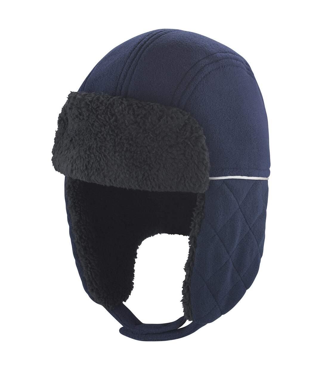 Chapeau de trappeur ocean adulte bleu marine / noir Result Winter Essentials-1