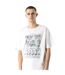 T-shirt Motif/style Lettrage Homme Blanc Pretty Green-4