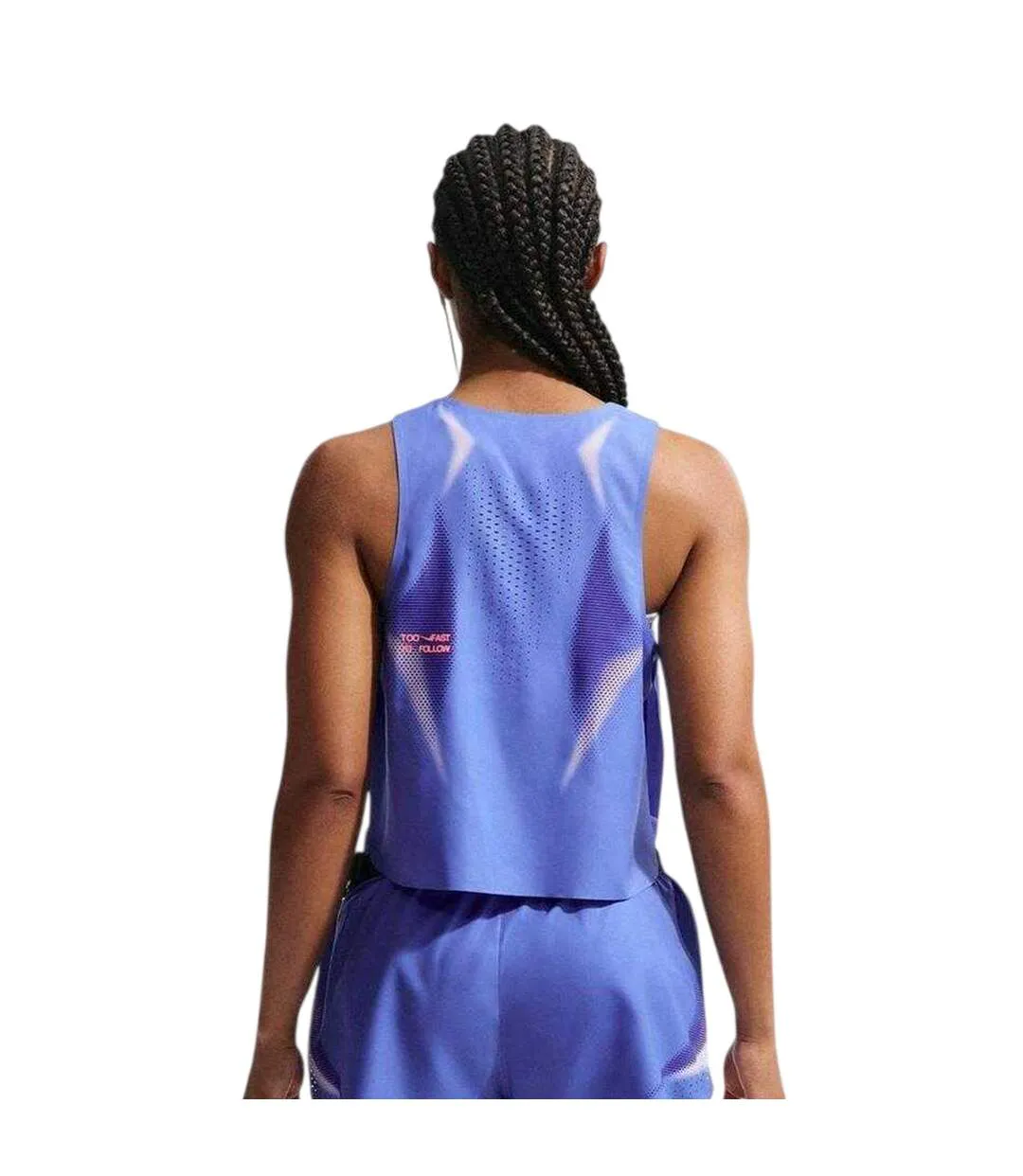 Débardeur Aeroswift Femme Saphir Rouge Vif Nike-2