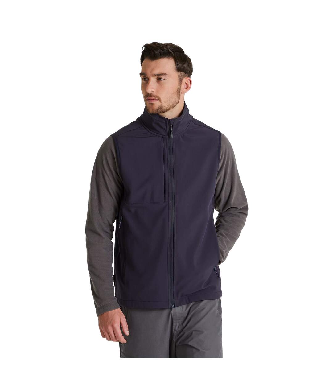 Mens Expert Basecamp Softshell Gilet Dark Navy Craghoppers-3