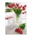 Vase Design en Verre Kano 20cm Transparent-3