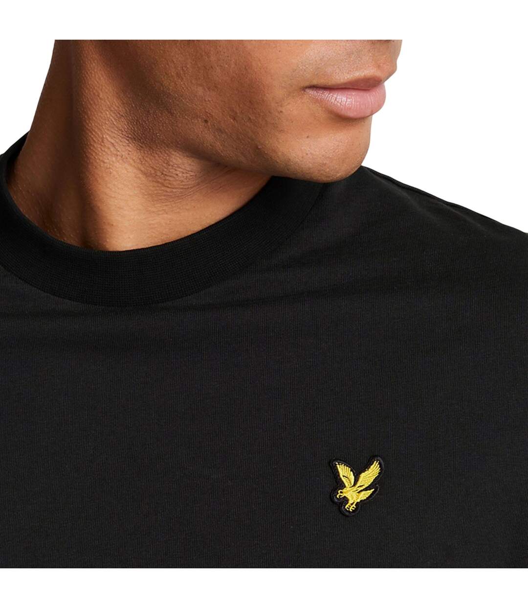 T-shirt Motif Graphique Football For All Homme Noir Lyle & Scott-4