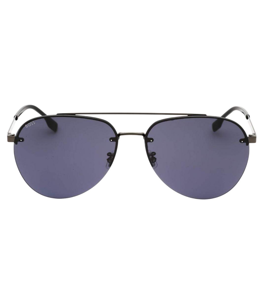 Lunettes De Soleil Homme Taille Unique Ruthénium Foncé Noir Hugo Boss-1