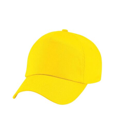 Childrens/kids original 5 panel cap yellow Beechfield