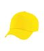 Childrens/kids original 5 panel cap yellow Beechfield-1