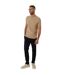 T-shirt Manches Courtes Homme Marron Clair Threadbare-1