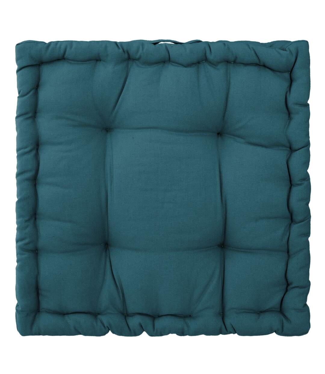 Coussin de sol carré en coton à motif Otto-3
