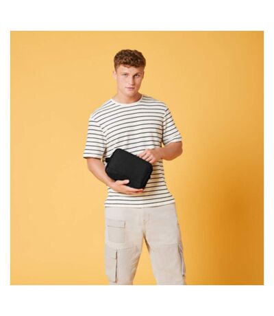 Essentials Recycled Toiletry Bag One Size Black Bagbase