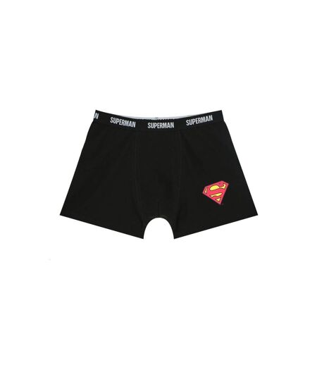Pack Of 3  Mens Stretch Boxer Shorts  Blue Red Black Superman