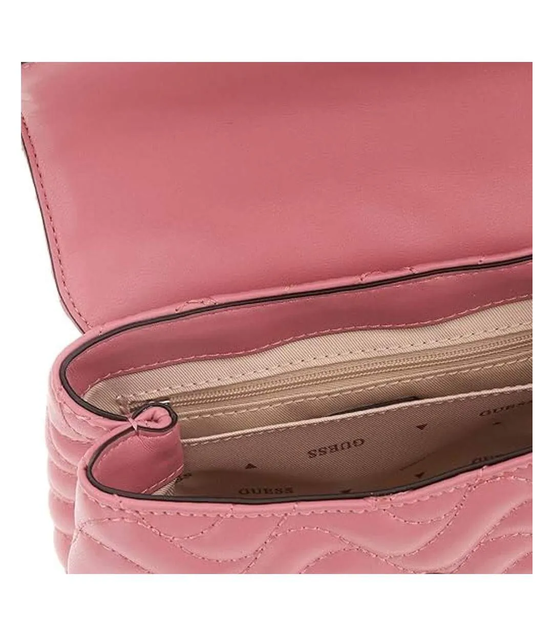 Sac à bandoulière rose femme guess melisandra-2