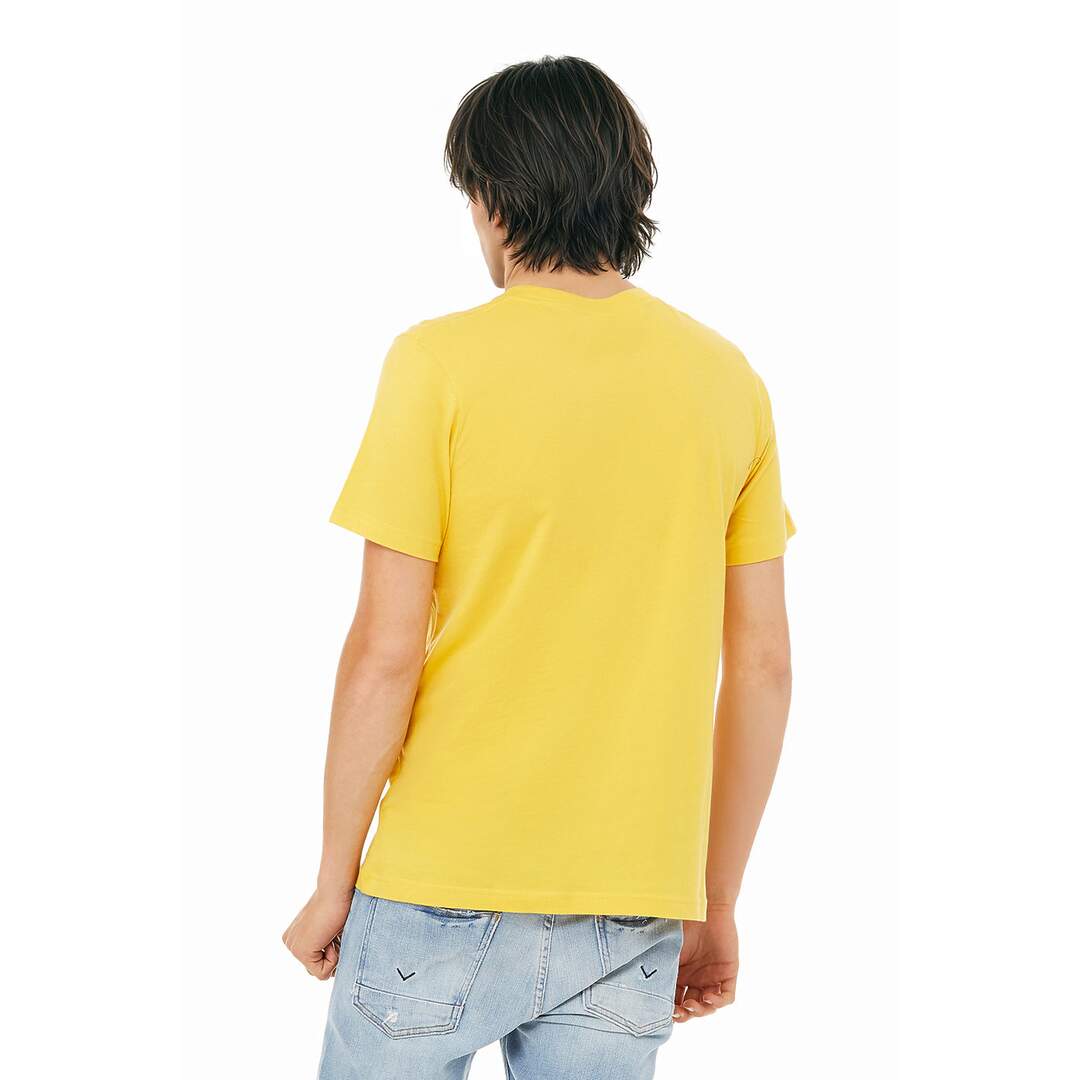 T-shirt adulte jaune vif Bella + Canvas-2