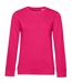 Sweat Organic Inspire Femme Rose Magenta B&C-1