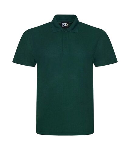 T-shirt polo hommes vert bouteille PRO RTX