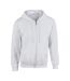 Mens Heavy Blend Full Zip Hoodie Ash Gildan-1