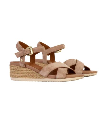 Sandales Compensées Cuir Geox Ischia Corda