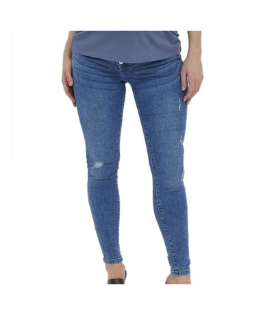 Jean de grossesse bleu femme vero moda maternity 20016015 - xs