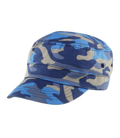 Urban camo cap indigo Result Headwear