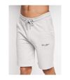Born Rich Mens Akuno Sweat Shorts (Light Grey Marl)