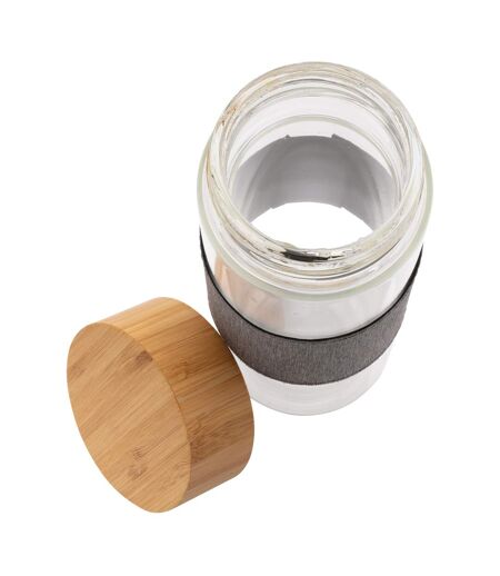 Impact bamboo 750ml bottle one size transparent XD Collection