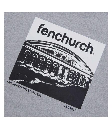 T-shirt Manches Longues Philpot Homme Gris Chiné Fenchurch