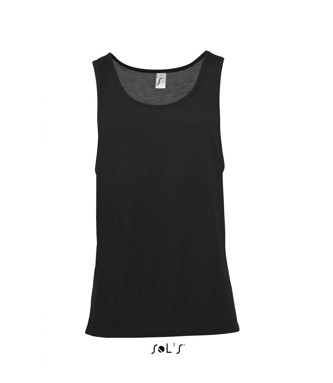 débardeur léger emmanchures profondes unisexe - 01223- noir-1