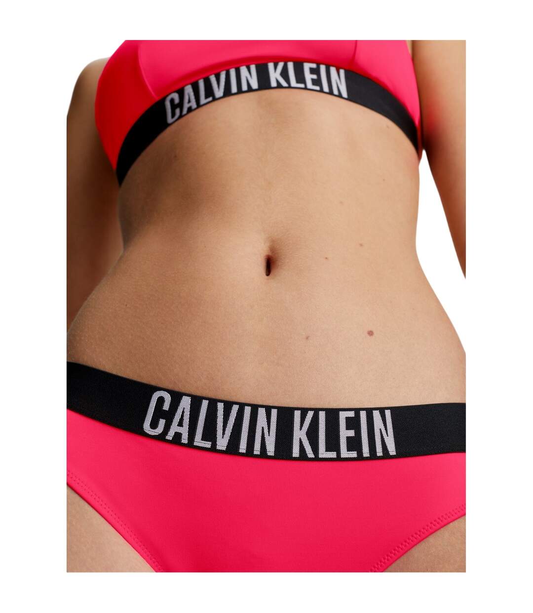 Bas De Maillot De Bain Motif/style Logo Femme Rouge Calvin Klein-4