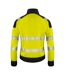 Mens Hi-vis Sweatshirt Yellow Black Projob-2